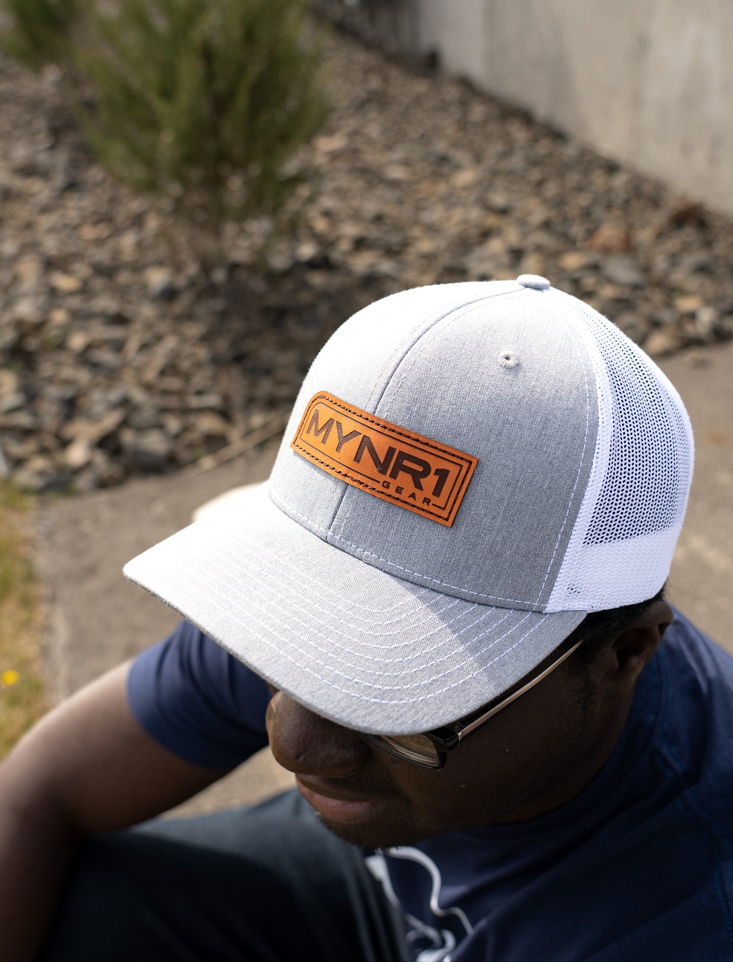 Leather Patch Trucker Hat