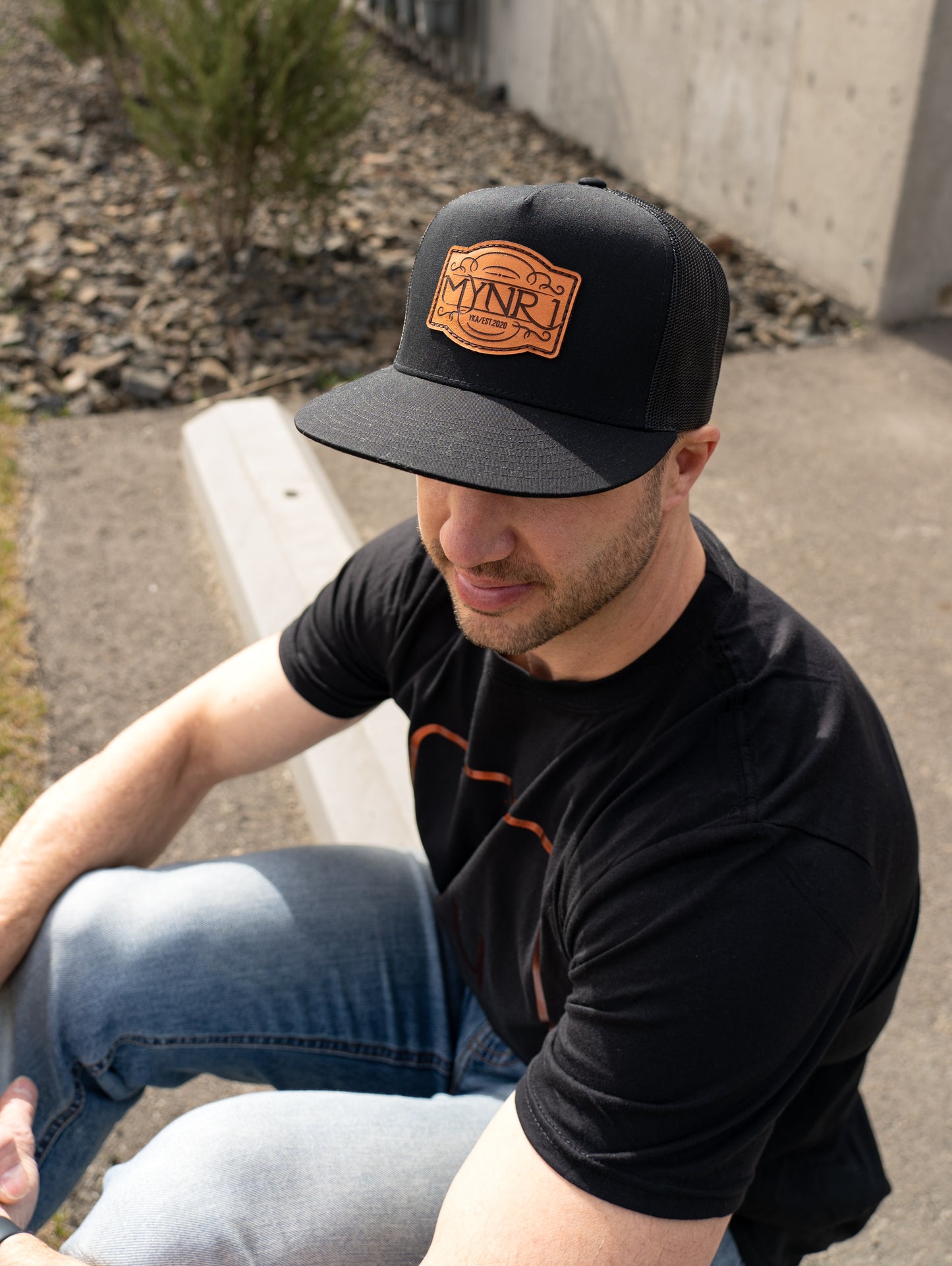 Flat Bill Trucker Hat