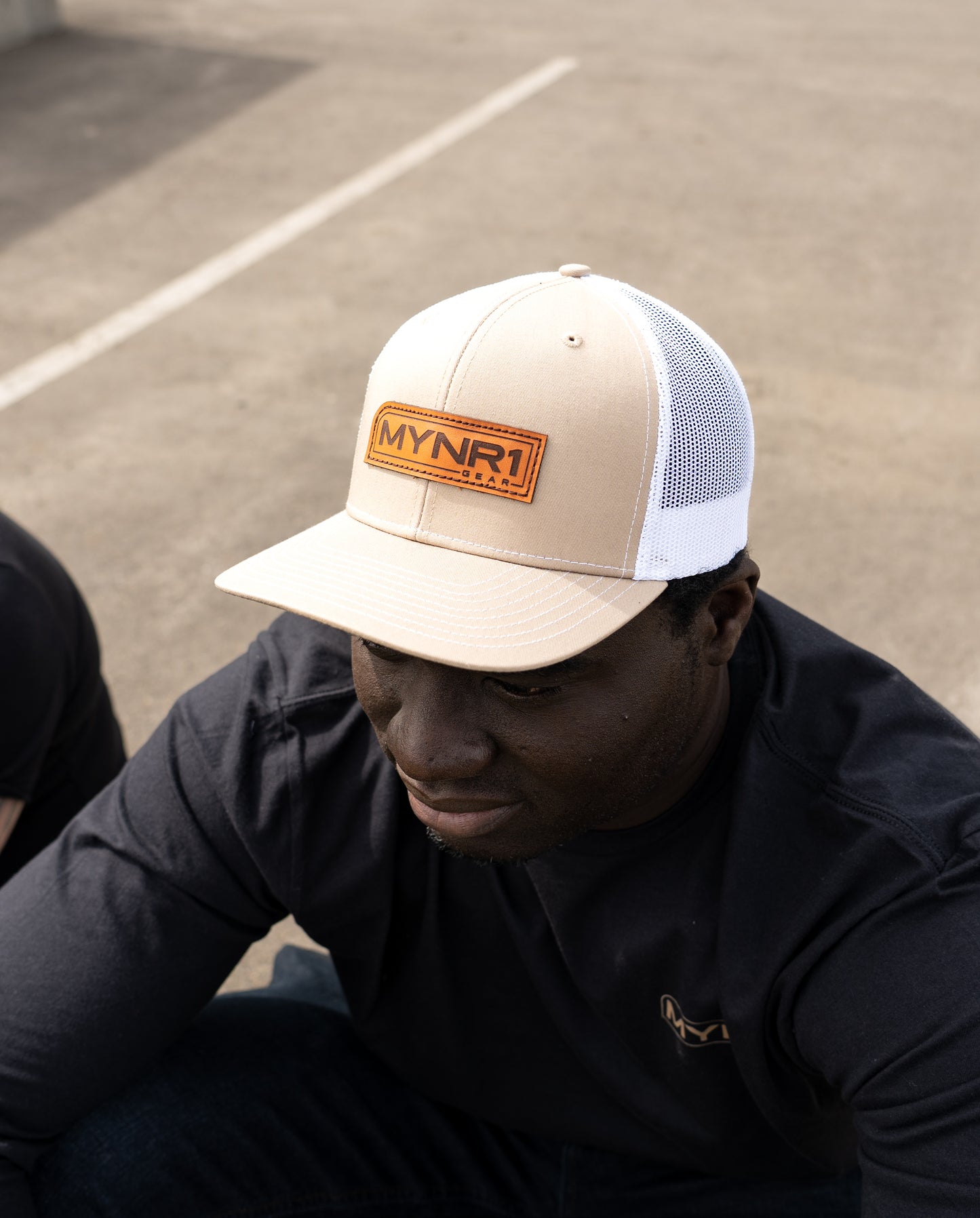 Leather Patch Trucker Hat